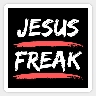 Jesus Freak | Christian Typography Magnet